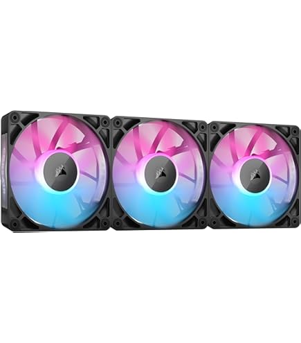 Amazon.com: CORSAIR iCUE Link RX120 MAX RGB 120mm PWM Thick Fans